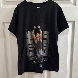 WWE Stone Cold Black T-Shirt